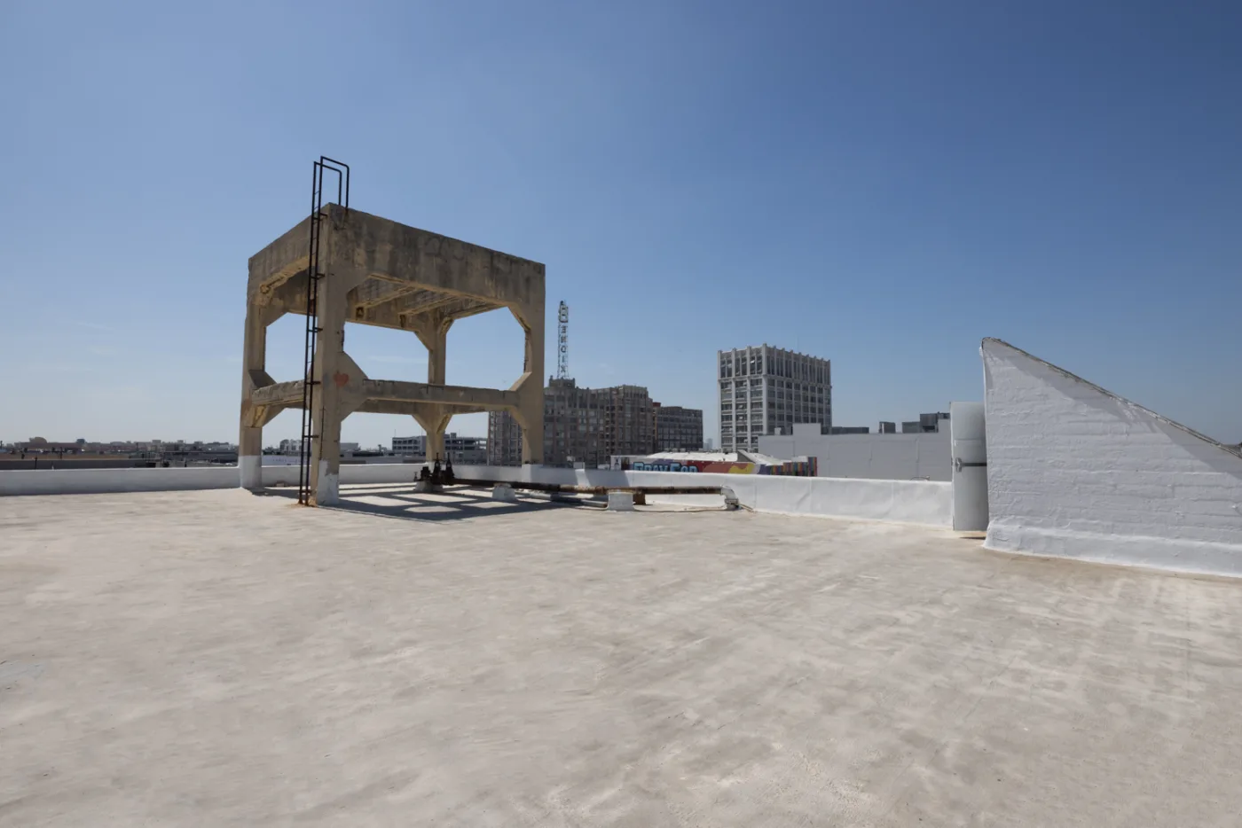 Rooftop, Downtown LA skyline