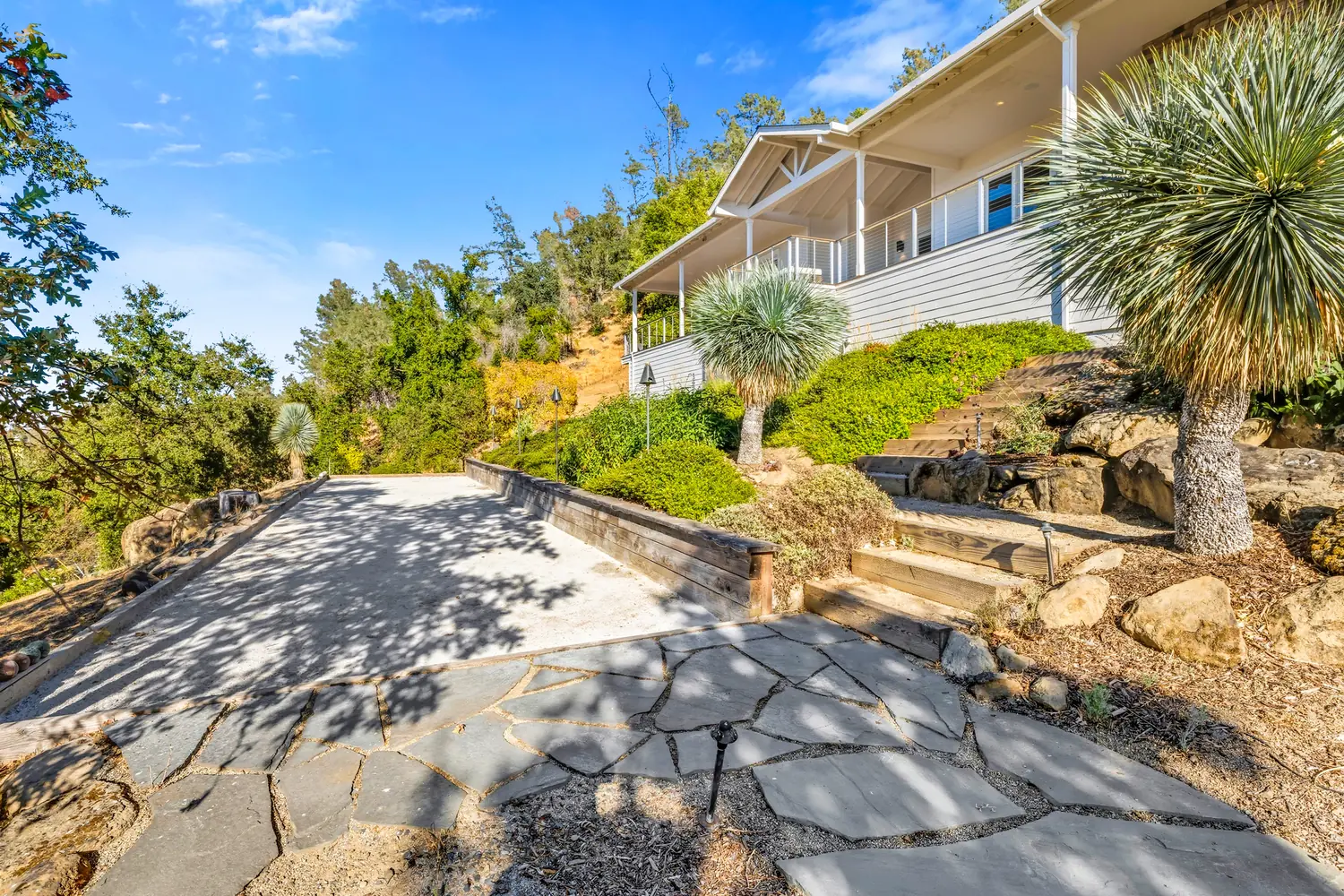 Approach and bocce court