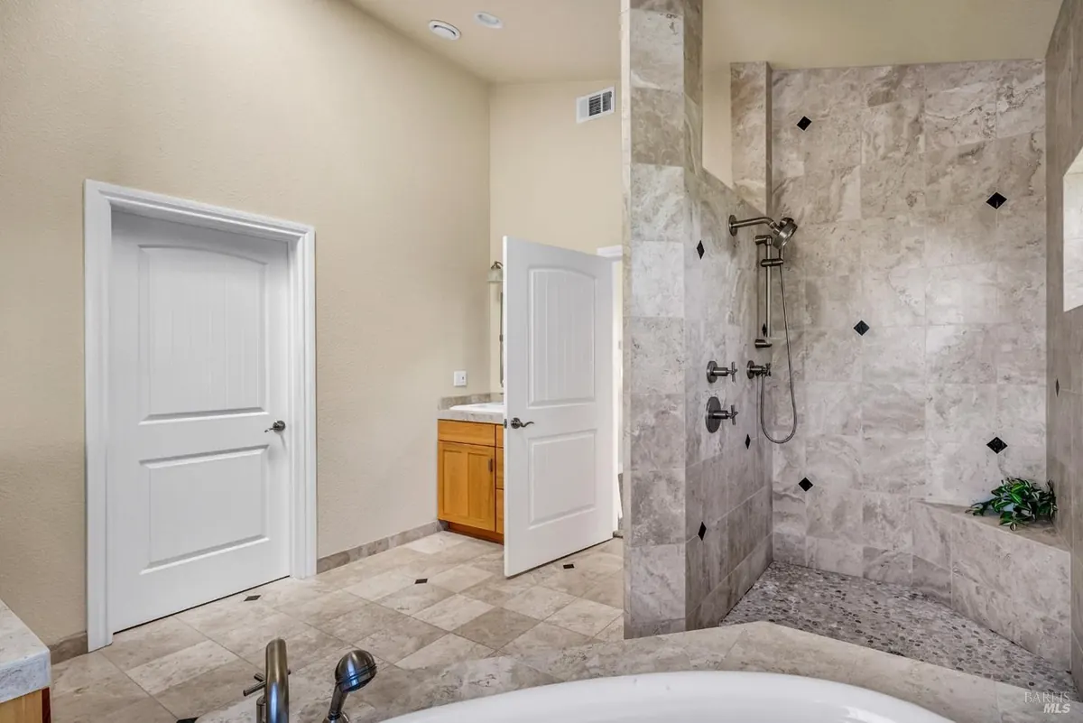 Primary bath, walk-in shower